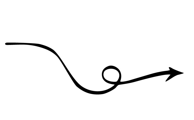 Arrow pointing to services